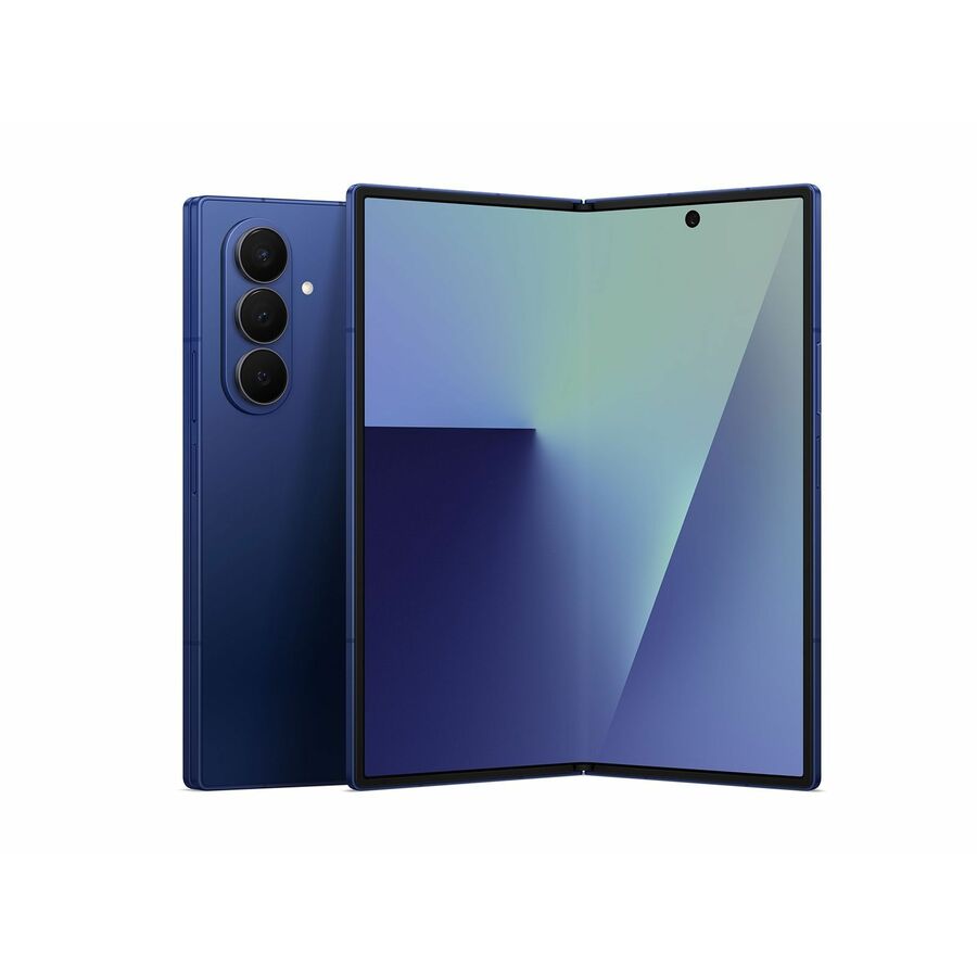 Samsung Galaxy Z Fold7 SM-F966U 256 GB Smartphone - 8" Flexible Folding Screen Dynamic AMOLED 2X QXGA+ 2184 x 1968 - Octa-core (OryonDual-core (2 Core) 4.47 GHz + Oryon Hexa-core (6 Core) 3.53 GHz - 12 GB RAM - Android 16 - 5G - Blue Shadow