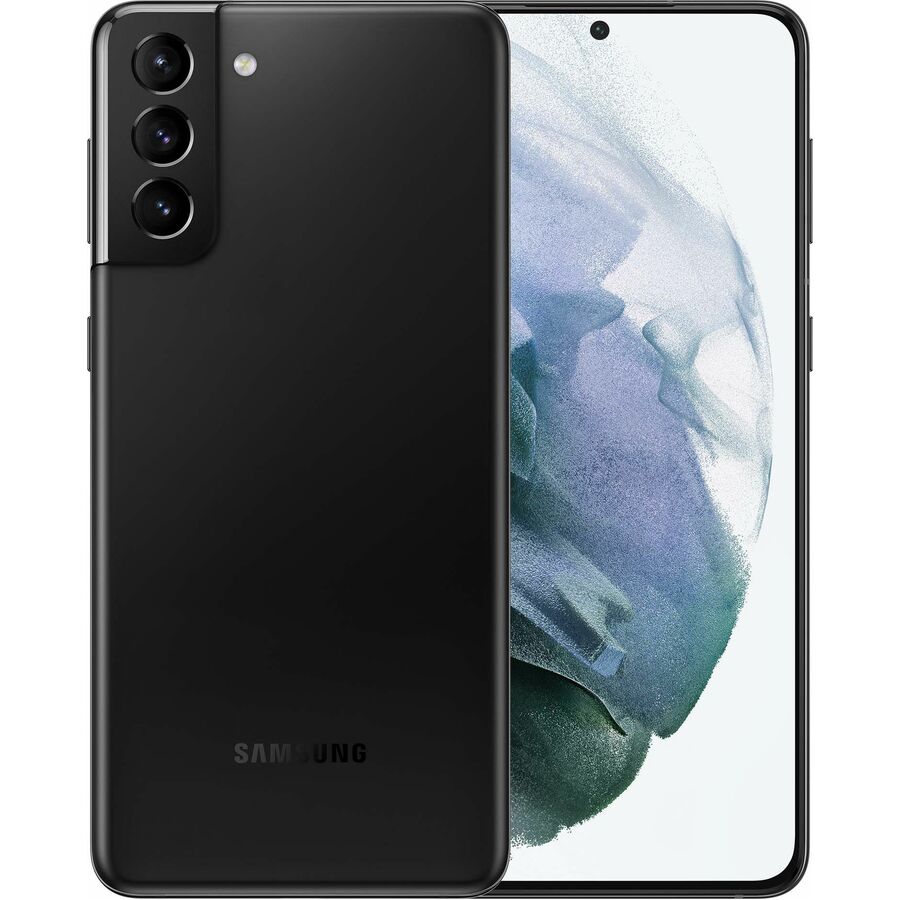 Samsung Galaxy S21+ 5G SM-G996W 128 GB Smartphone - 6.7" Dynamic AMOLED 2X Full HD Plus 2400 x 1080 - Octa-core (Cortex X1Single-core (1 Core) 2.84 GHz + Cortex A78 Triple-core (3 Core) 2.40 GHz + Cortex A55 Quad-core (4 Core) 1.80 GHz - 8 GB RAM - Android 10 - 5G - Phantom Black