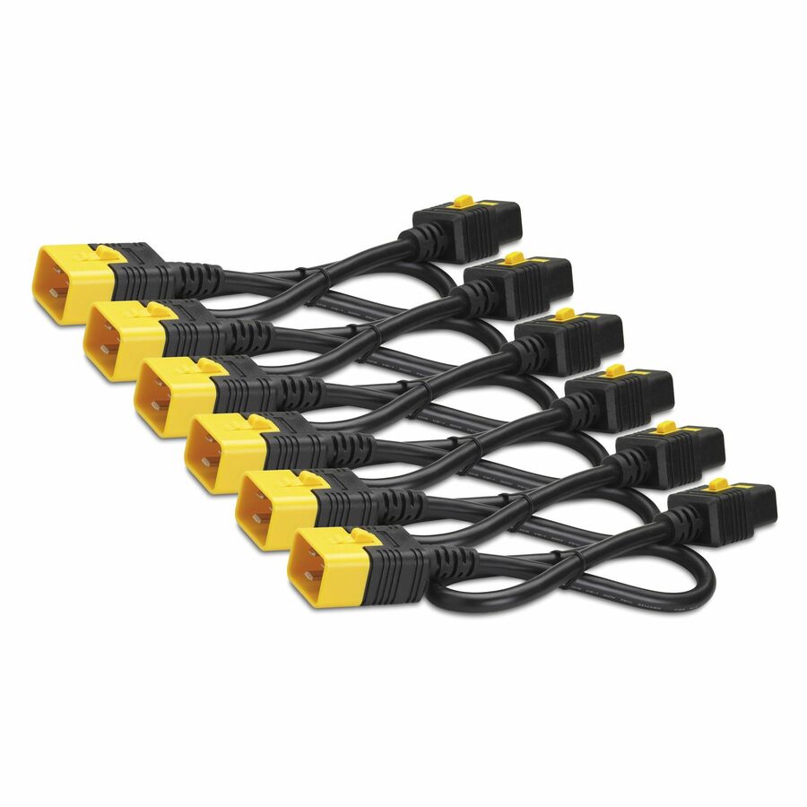 Power Cord Kit (6 ea), Locking, C19 to C20, 0.6m (2ft), Blue