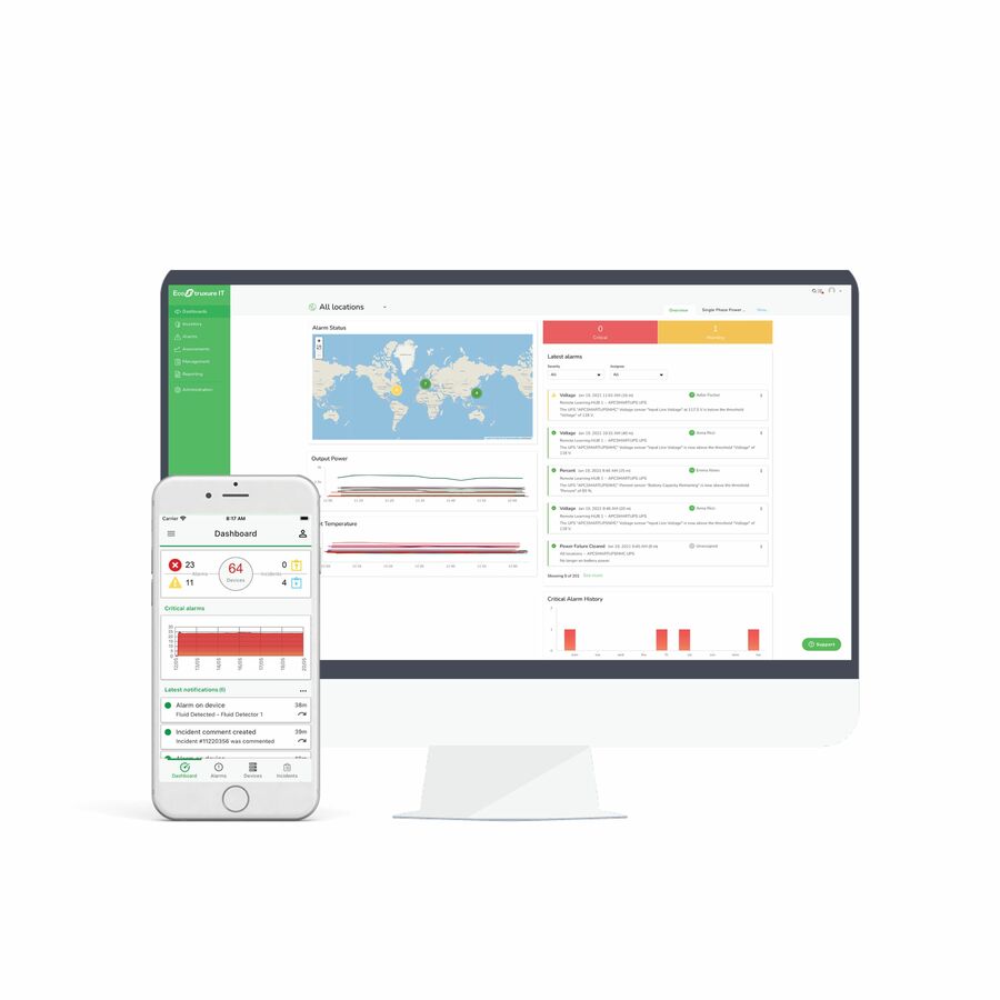 Subscription, Ecostruxure IT Expert, 5 years, 5 nodes, Remote monitoring and management of Data Centers.