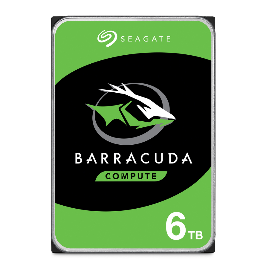 Seagate BarraCuda ST6000DM003 6 TB Hard Drive - 3.5" Internal - SATA (SATA/600)