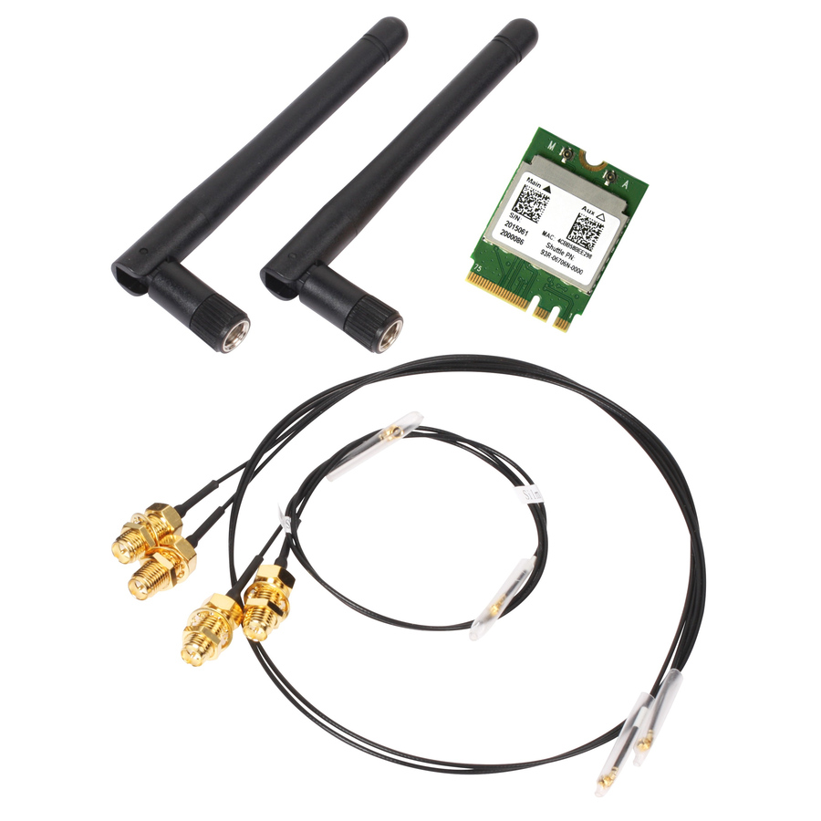 Shuttle Universal WLAN-ac / Bluetooth Combo Kit with M.2 Card