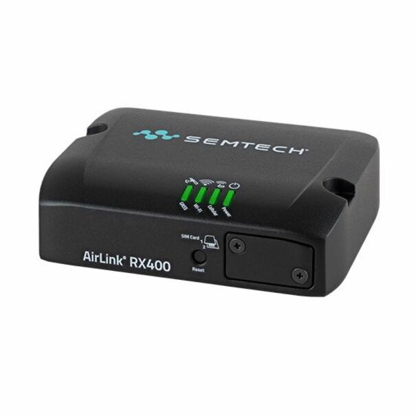 Sierra Wireless AirLink RX400 Wi-Fi 6 IEEE 802.11ax 2 SIM Cellular, Ethernet Modem/Wireless Router