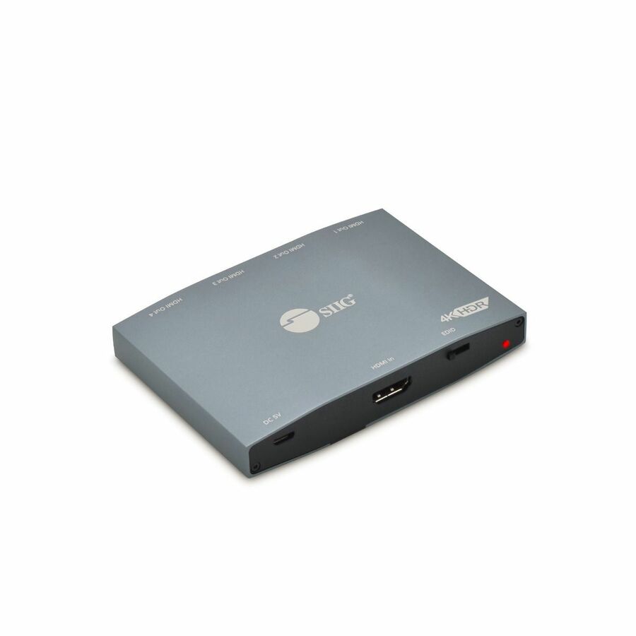 SIIG 1x4 HDMI 2.0 4K HDR Splitter with EDID