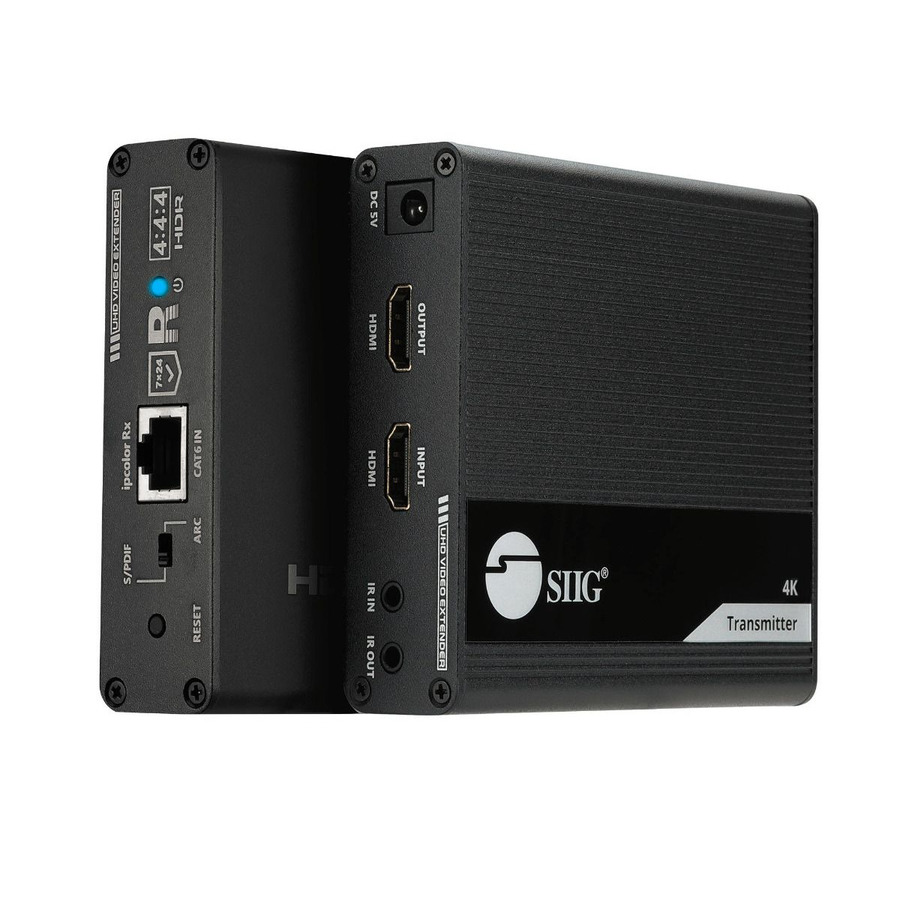 SIIG ipcolor 4K HDMI 2.0 Extender with IR, HDR and ARC