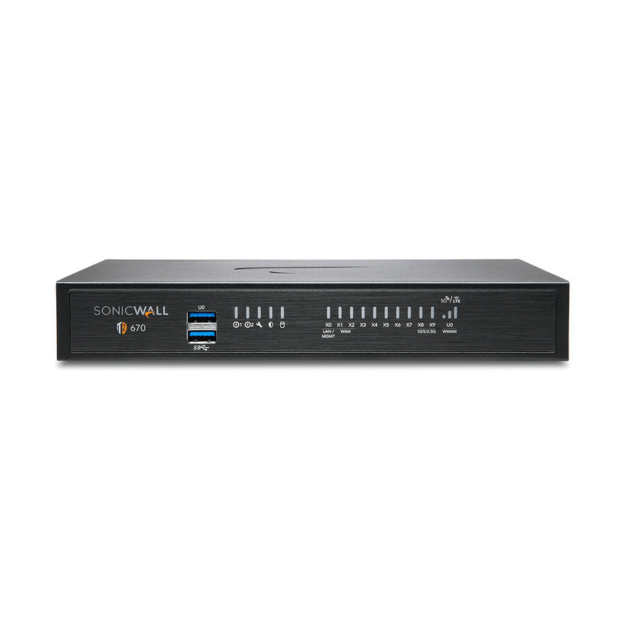 SonicWall TZ670 Network Security/Firewall Appliance