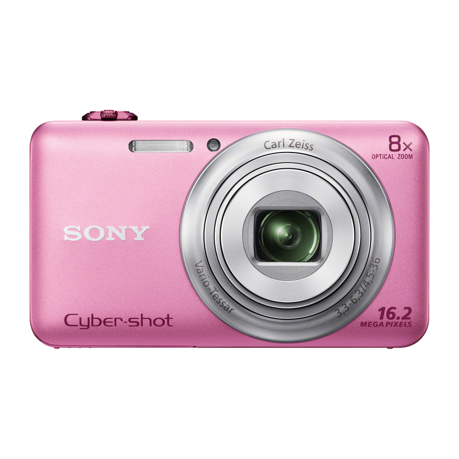 Sony Cyber-shot DSC-WX60 16.2 Megapixel Compact Camera - Pink