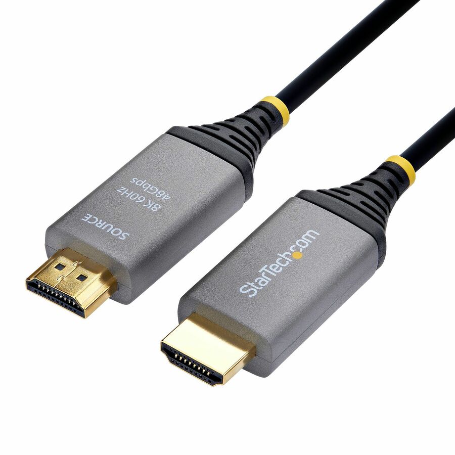 StarTech 30m (98.4ft) HDMI 2.1 Hybrid Active Optical Cable (AOC), CMP Plenum, 8K 60Hz, 48Gbps, Ultra High Speed HDMI 2.1/2.0 Cable