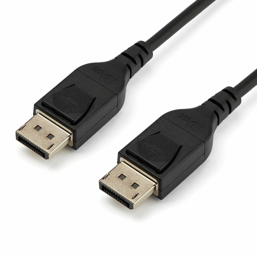 StarTech 2 m VESA Certified DisplayPort 1.4 Cable - 8K 60Hz HBR3 HDR - 6 ft Super UHD 4K 120Hz - DP to DP Slim Video Monitor Cord M/M