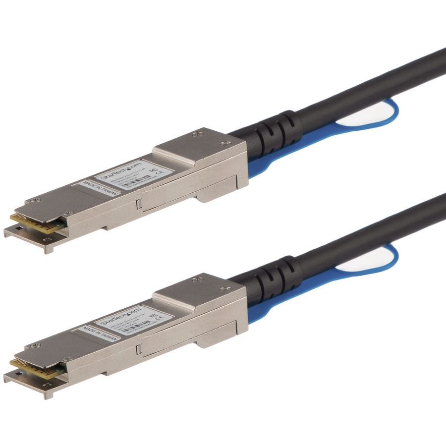 StarTech 1m 40G QSFP+ to QSFP+ Direct Attach Cable for HPE JG326A 40GbE QSFP+ Copper DAC 40 Gbps Low Power Active Twinax