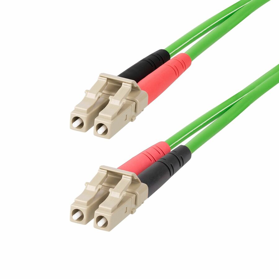 StarTech 7m (22.9ft) LC to LC (UPC) OM5 Multimode Fiber Optic Cable, 50/125µm Duplex Zipcord, 40G/100G, LSZH Fiber Jumper Cord