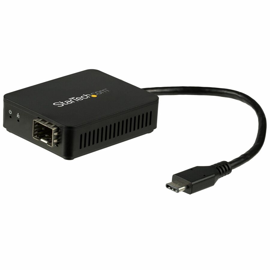 StarTech USB C to Fiber Optic Converter - Open SFP - USB 3.0 Gigabit Ethernet Network Adapter - 1000BASE-SX/LX - Windows / Mac / Linux
