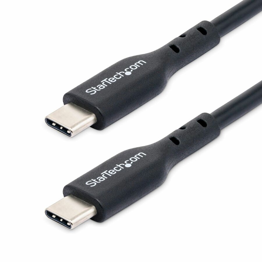 StarTech 3ft (91cm) USB-C Charging Cable, Charge & Sync, 60W (3A) PD, USB 2.0 Laptop Charger Cable, TPE Jacket - USB C Charging Cord