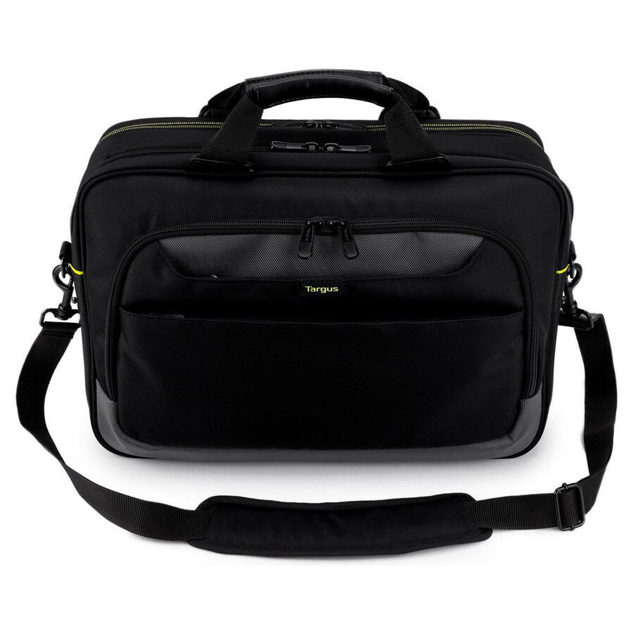Targus City Gear TCG460 Carrying Case (Messenger) for 15.6" Notebook - Black, Gray