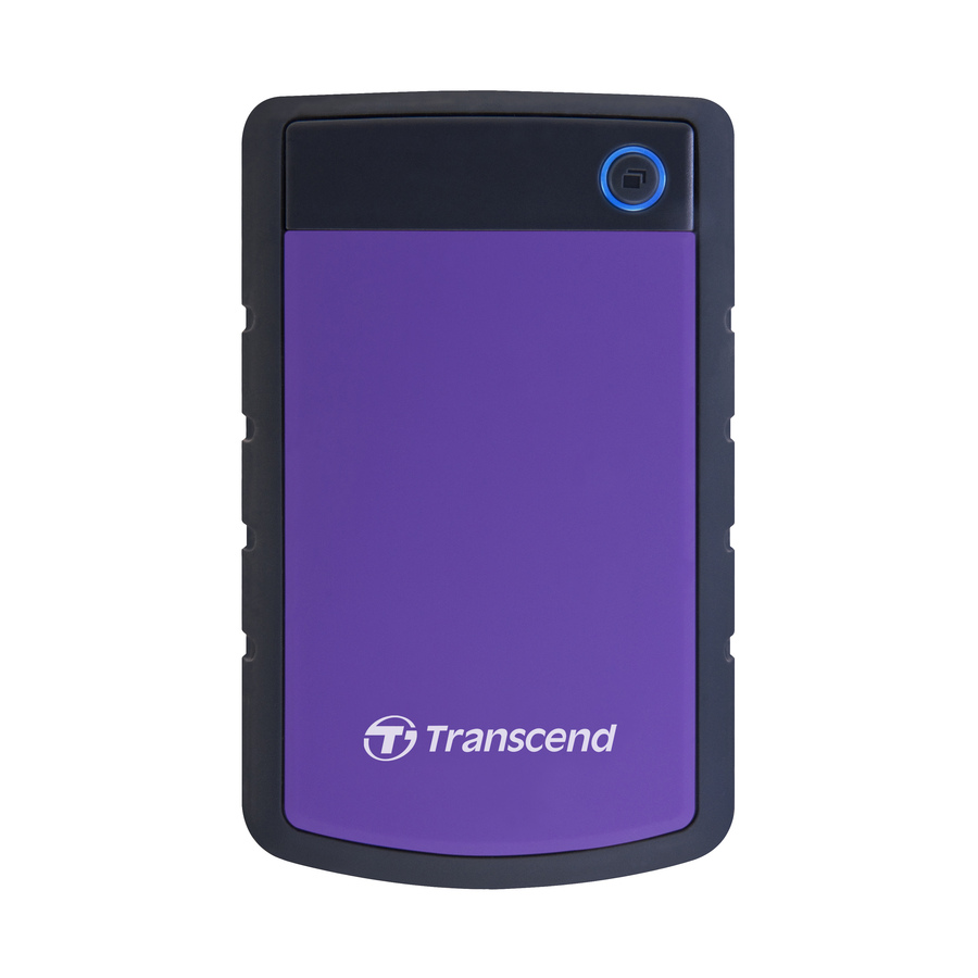 Transcend StoreJet 25H3P 2 TB Portable Hard Drive - 2.5" External - SATA - Purple