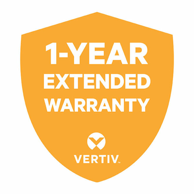 Vertiv 1 Year Extended Warranty for Vertiv Liebert GXT4 2000VA 230V UPS Includes Parts and Labor