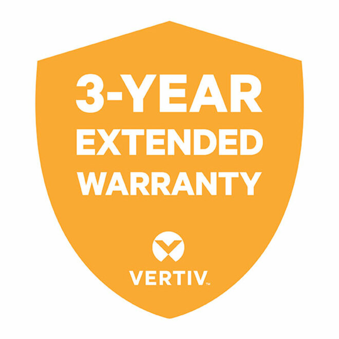 Vertiv 3 Year Extended Warranty for Vertiv Liebert GXT4 5000VA 120/208V UPS Includes Parts and Labor