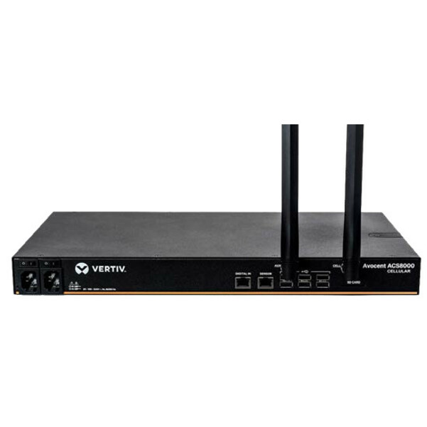 Vertiv Avocent ACS8000 Serial Console 8 port | Dual AC Power | AT&T+Verizon