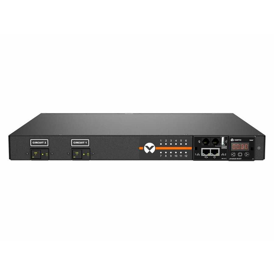 Vertiv Geist Switched Rack PDU - 1U Rack| 30A| C13/C19| L6-30P| Horizontal PDU