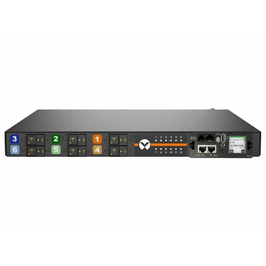 Vertiv Geist rPDU MNU5M1R6-12CF13-3TL56A0H10-S 12-Outlets PDU