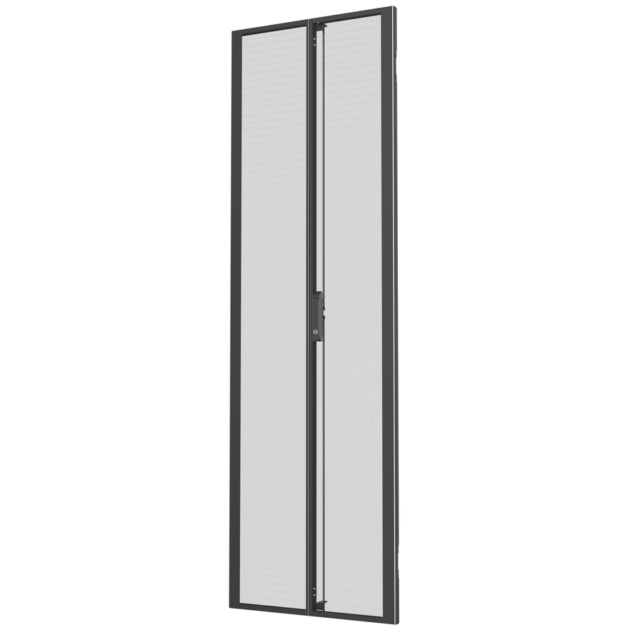 Vertiv VR 48U x 800mm Wide Split Perforated Doors Black