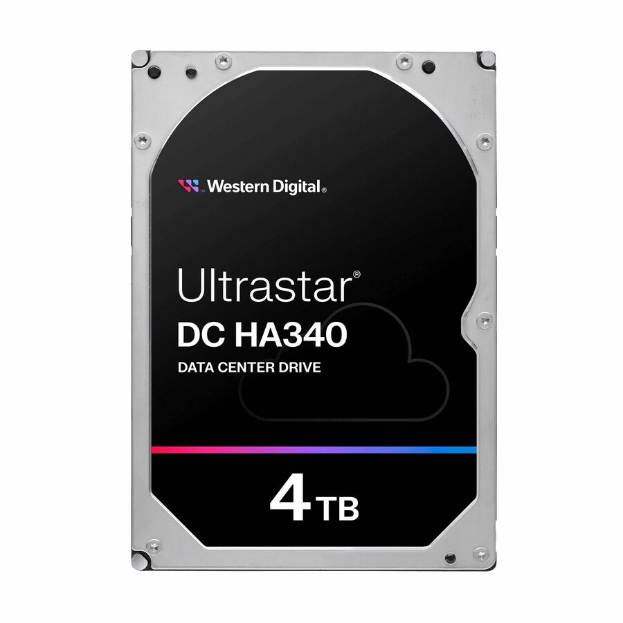 WD Ultrastar DC HA340 WUS721204BLE6L4 4 TB Hard Drive - 3.5" Internal - SATA (SATA/600) - Conventional Magnetic Recording (CMR) Method