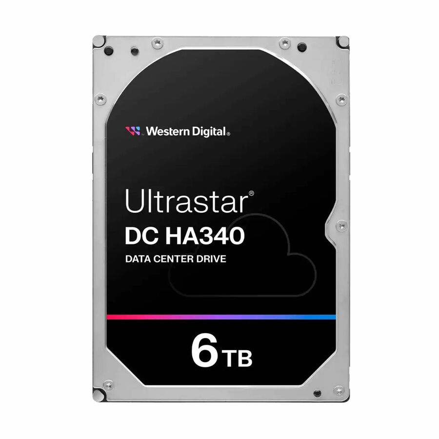 Western Digital Ultrastar DC HA340 WUS721206BLE6L4 6 TB Hard Drive - 3.5" Internal - SATA (SATA/600) - Conventional Magnetic Recording (CMR) Method