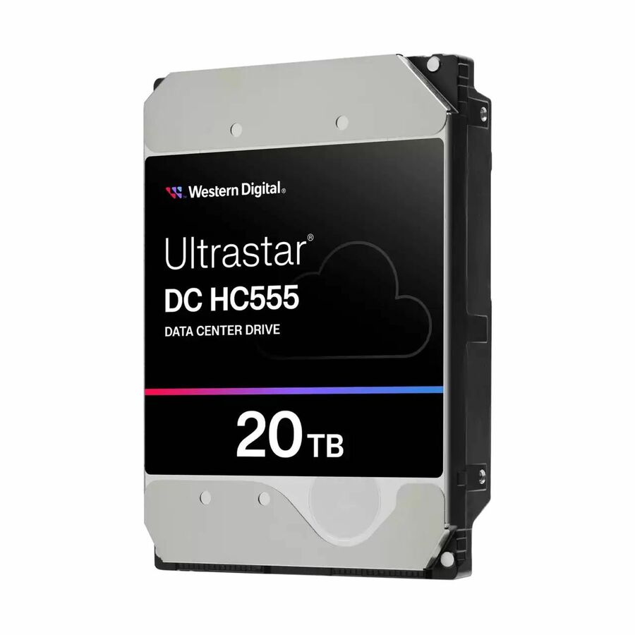 WD Ultrastar DC HC555 WUH722020CL5201 20 TB Hard Drive - 3.5" Internal - SAS - Energy-assisted Perpendicular Magnetic Recording (ePMR) Method