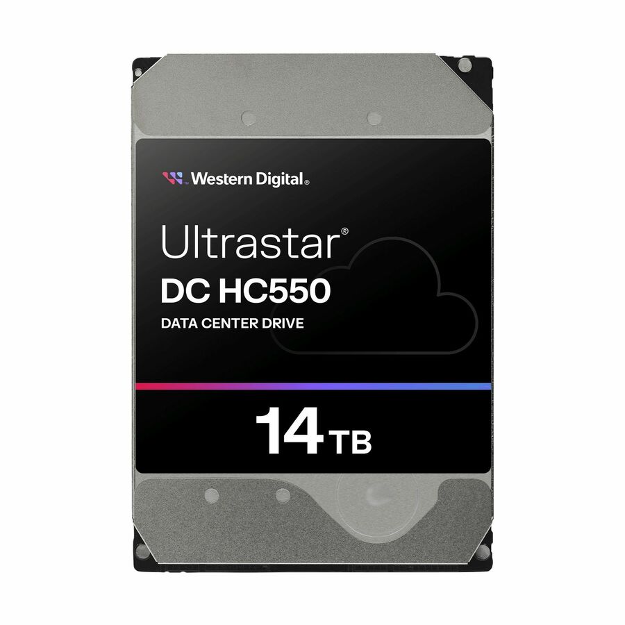 Western Digital Ultrastar DC HC550 WUH721814AL5204 14 TB Hard Drive - 3.5" Internal - SAS (12Gb/s SAS) - Conventional Magnetic Recording (CMR) Method
