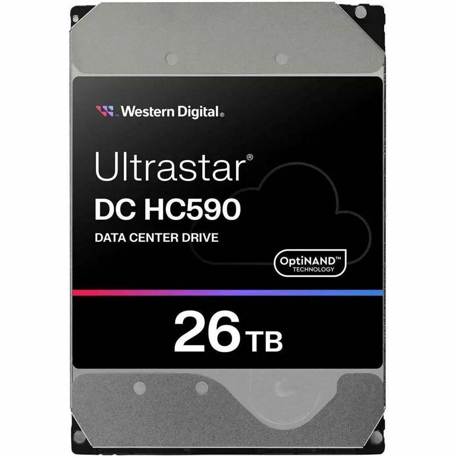 Western Digital Ultrastar DC HC500 0F59375 26 TB Hard Drive - 3.5" Internal - SAS - Conventional Magnetic Recording (CMR) Method