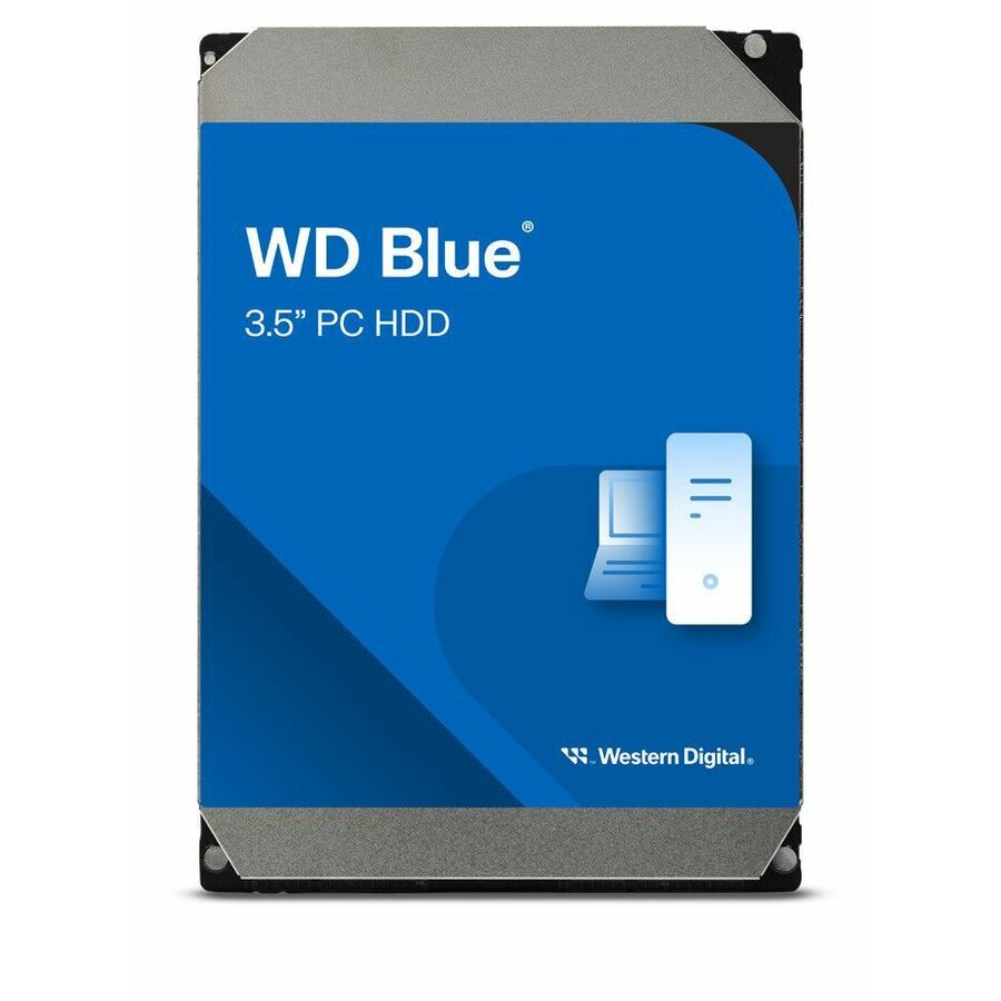 WD Blue WD10EZEX 1 TB Hard Drive - 3.5" Internal - SATA - Conventional Magnetic Recording (CMR) Method - Blue