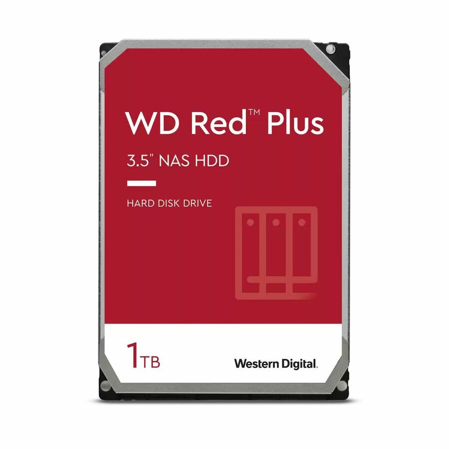 Western Digital Red WD10EFRX 1 TB Hard Drive - 3.5" Internal - SATA (SATA/600) - Conventional Magnetic Recording (CMR) Method