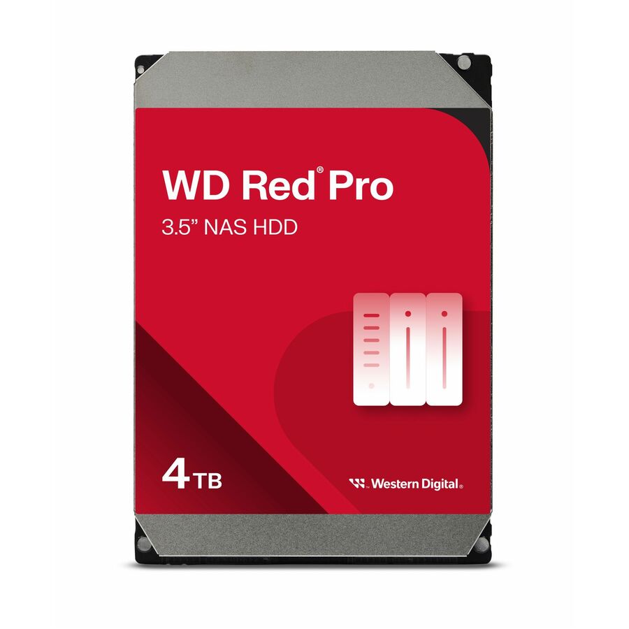 WD Red Pro WD4005FFBX 4 TB Network Hard Drive - 3.5" Internal - SATA (SATA/600) - Conventional Magnetic Recording (CMR) Method