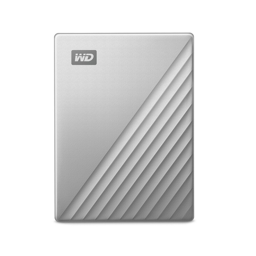 WD My Passport Ultra WDBPMV0050BSL 5 TB Portable Hard Drive - External - Silver