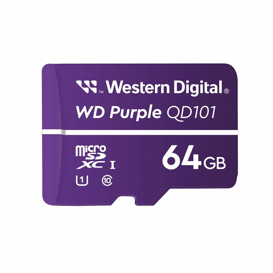 WD Purple 64 GB Class 10/UHS-I (U1) microSDXC