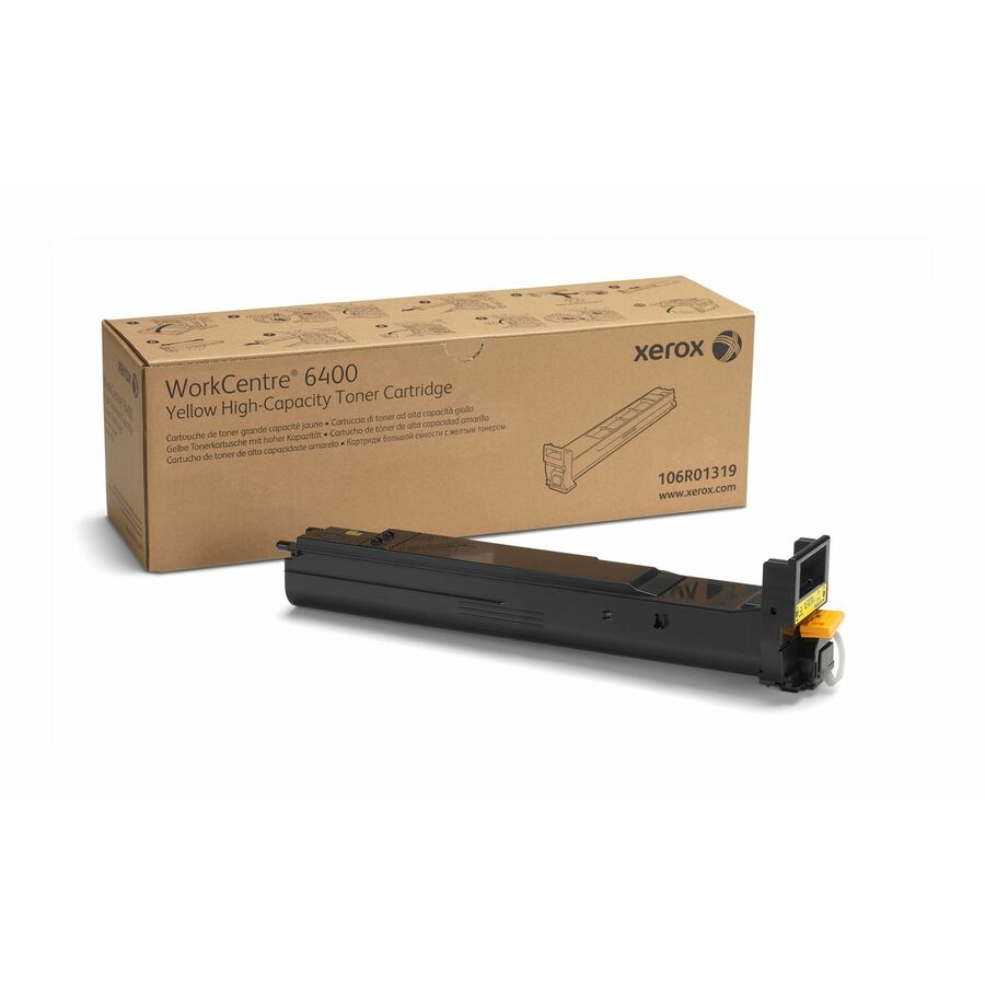 Xerox Genuine WorkCentre? 6400 Yellow High capacity Toner Cartridge (16500 Pages) - 106R01319