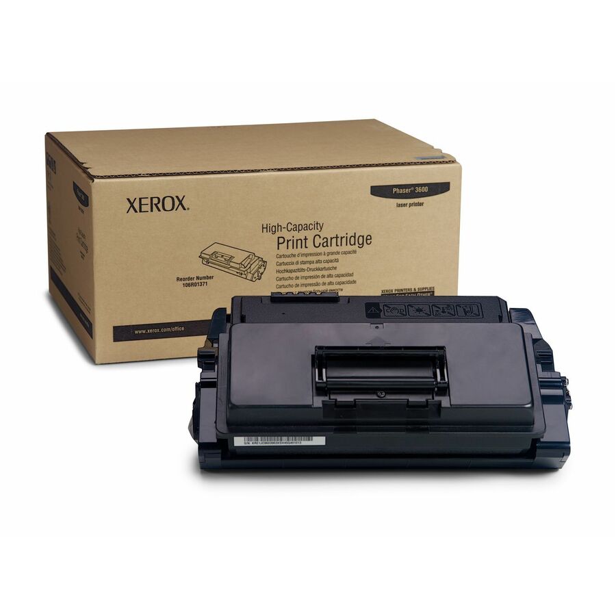 Xerox Genuine Phaser? 3600 Black High capacity Toner Cartridge (14000 Pages) - 106R01371