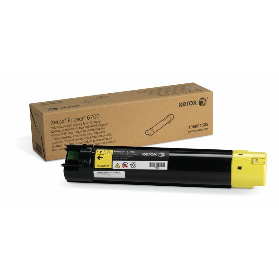 Xerox Genuine Phaser? 6700 Yellow Standard capacity Toner Cartridge (5000 Pages) - 106R01505