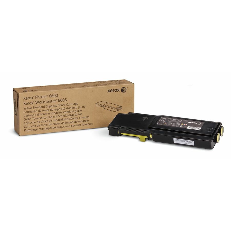 Xerox Genuine Phaser? 6600, WorkCentre? 6605 Yellow Toner Cartridge