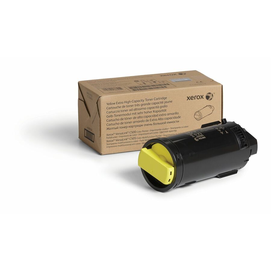 Xerox Genuine Xerox® VersaLink® C505 Color Multifunction Printer Yellow High capacity Toner Cartridge (9000 Pages) - 106R04016