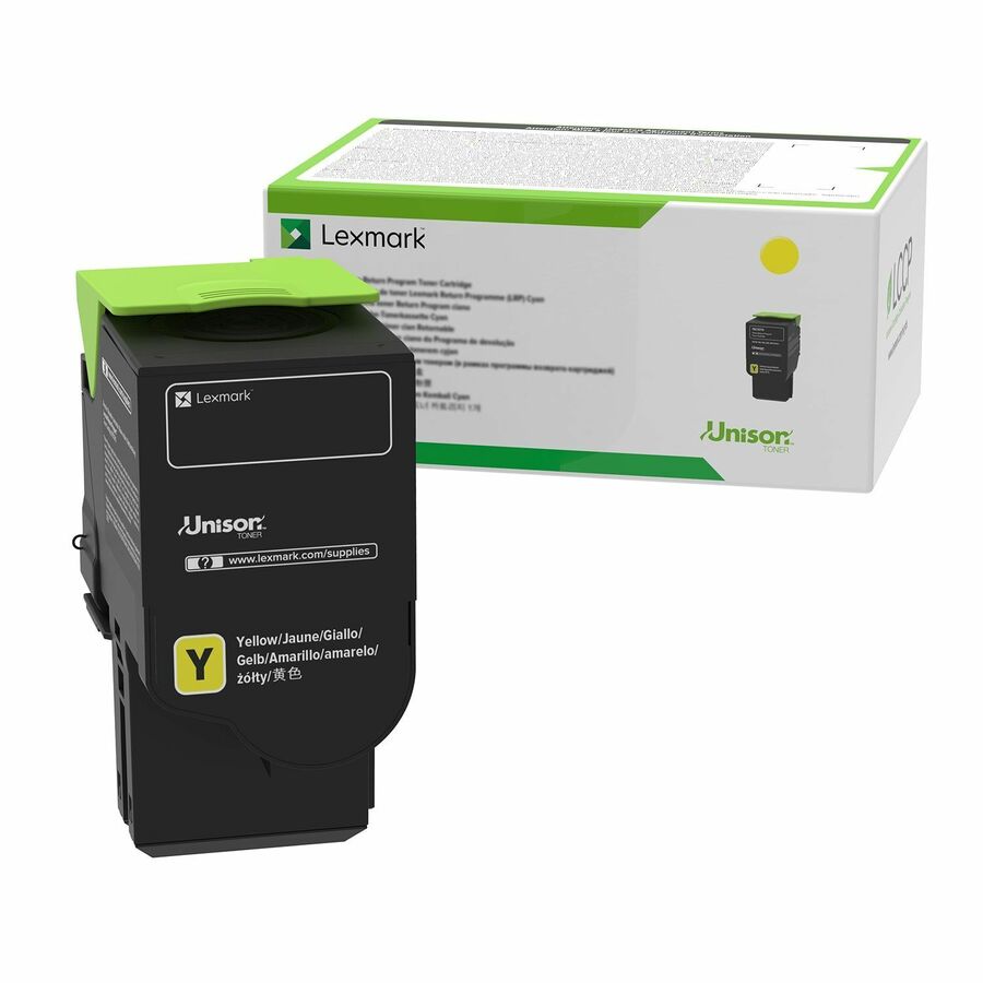 Lexmark Unison Original Ultra High Yield Laser Toner Cartridge - Yellow Pack