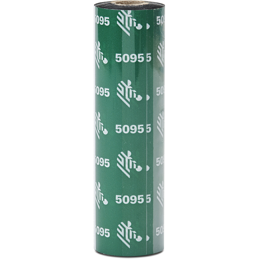 Zebra Resin Ribbon 2.52inx242ft 5095 High Performance 0.5in core