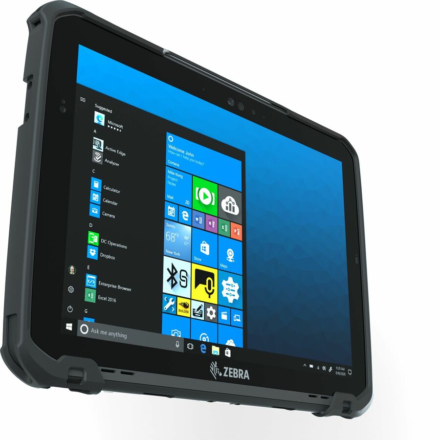 Zebra ET85 Rugged Tablet - 12" QHD - Intel - 8 GB - 256 GB SSD - Windows 10 Pro - 4G
