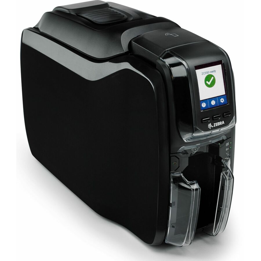 Zebra Single Sided Desktop, General Access Control, Retail, Hospitality, Financial Services, Transportation & Logistic Dye Sublimation/Thermal Transfer Printer - Color - Card Print - Fast Ethernet - USB - IEEE 802.11ac Wireless LAN - Near Field Communication (NFC)