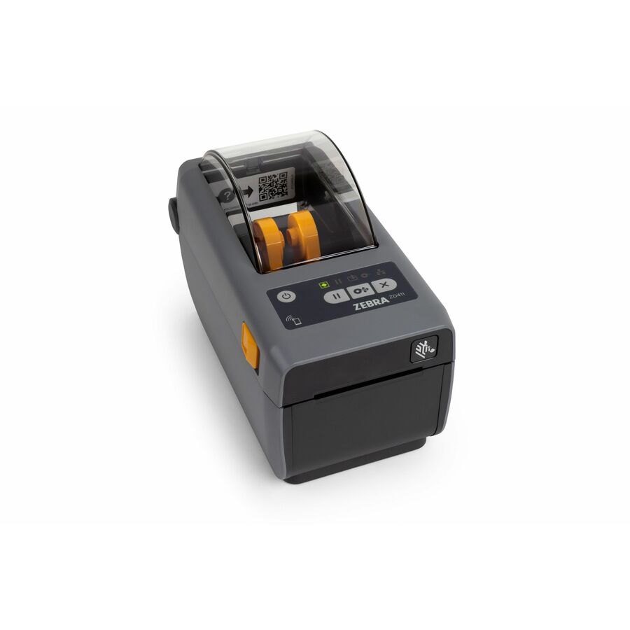 Zebra ZD411 Retail, Hospitality, Healthcare, Government, Business, Transportation & Logistic Direct Thermal Printer - Monochrome - Desktop, Portable - Label/Receipt Print - USB - USB Host - Bluetooth - Wireless LAN - Near Field Communication (NFC) - US - With Cutter
