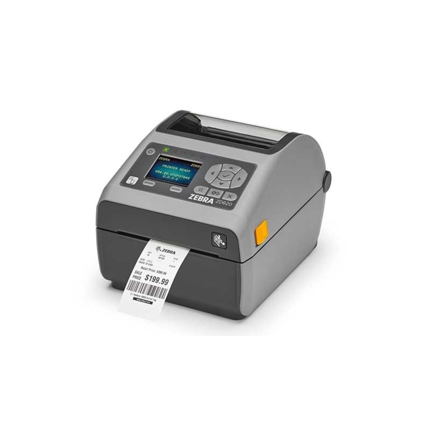 Zebra ZD620d Desktop Direct Thermal Printer - Monochrome - Label/Receipt Print - USB - USB Host - Serial - Bluetooth - Wireless LAN - Near Field Communication (NFC) - US
