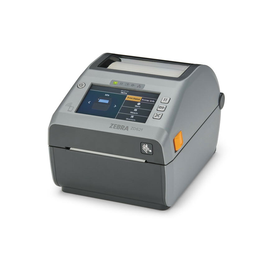 Zebra ZD621 Desktop Direct Thermal Printer - Monochrome - Label/Receipt Print - Ethernet - USB - USB Host