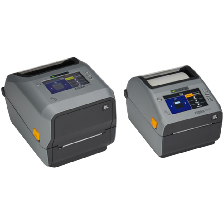 Zebra ZD621 Desktop Thermal Transfer Printer - Monochrome - Label/Receipt Print - USB - USB Host - Serial - Bluetooth - Near Field Communication (NFC) - US - With Cutter