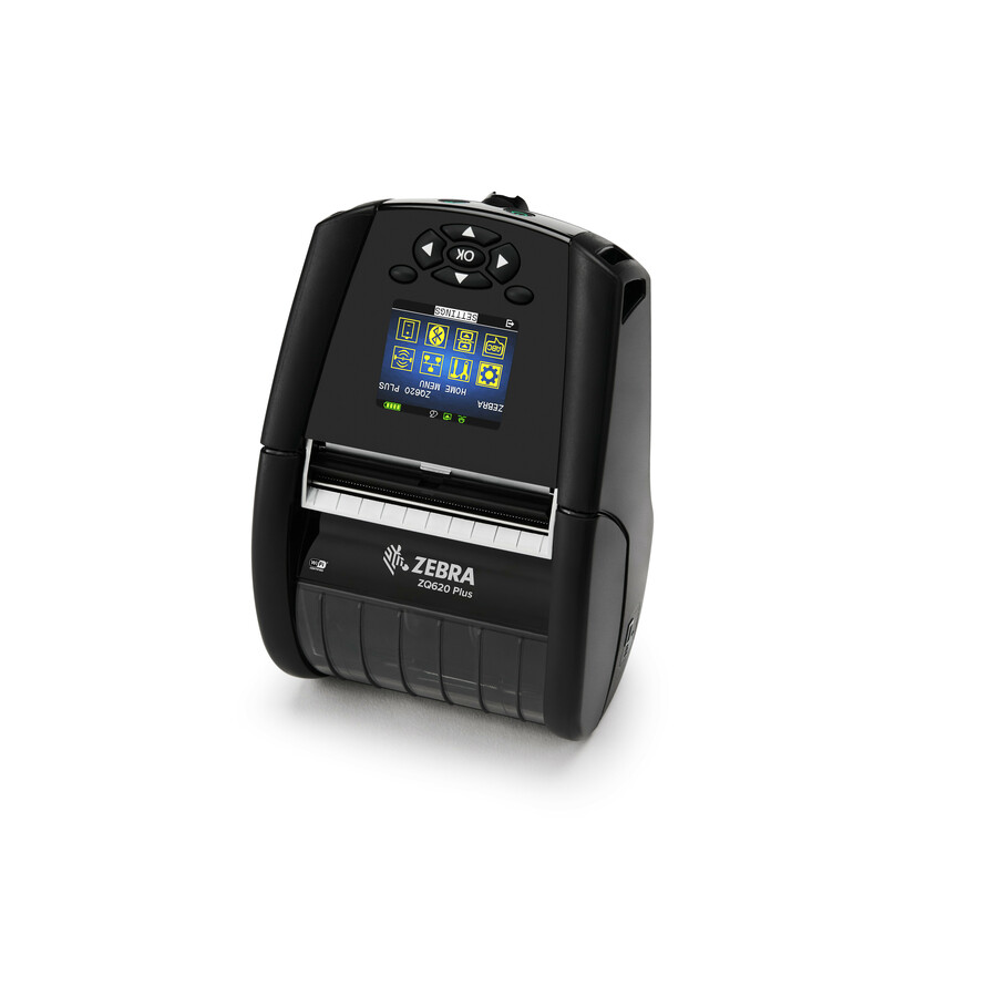 Zebra ZQ620 Plus Desktop, Industrial, Mobile Direct Thermal Printer - Monochrome - Label/Receipt Print - Bluetooth - Wireless LAN - Near Field Communication (NFC)
