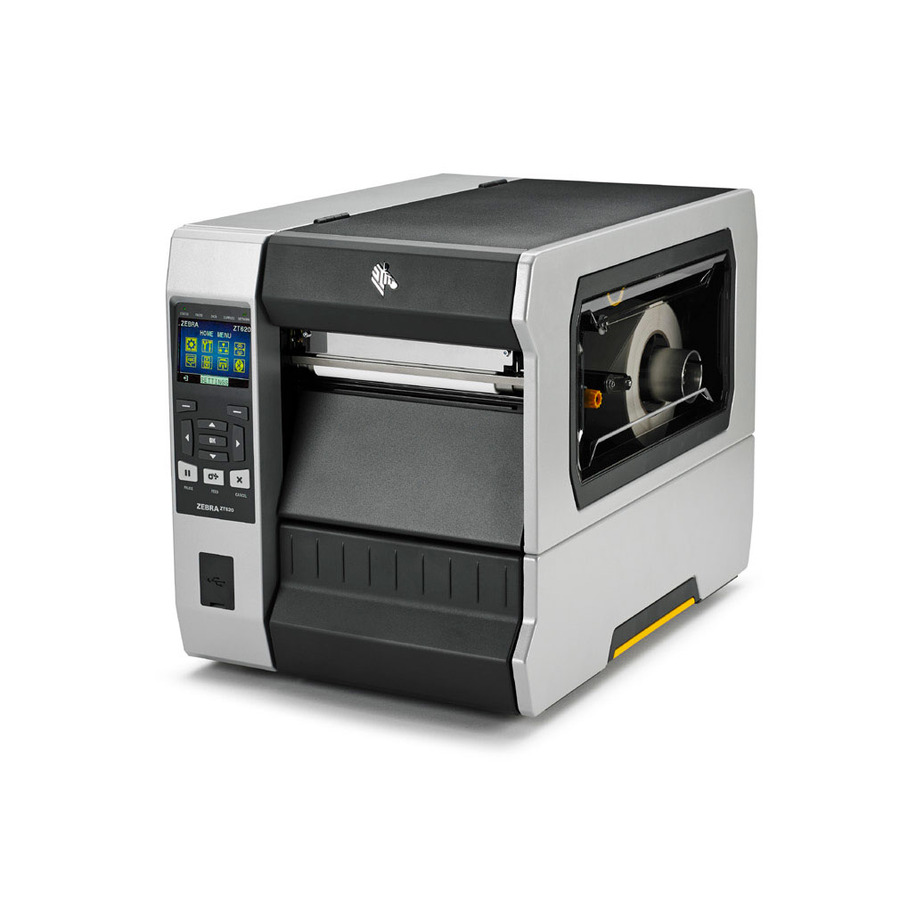 Zebra ZT620 Industrial Direct Thermal/Thermal Transfer Printer - Monochrome - Label Print - USB - Serial - Bluetooth - TAA Compliant